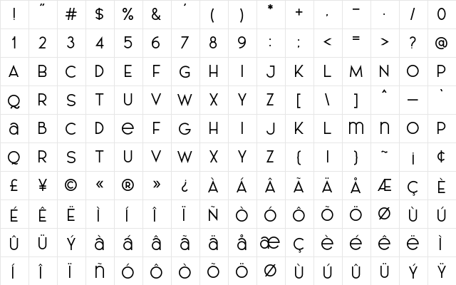 AL_LePORSCHE_PersonalUseOnly Regular  glyph index