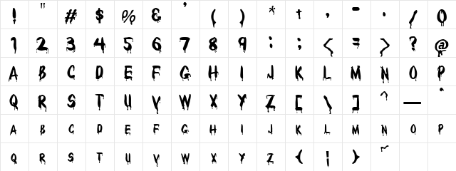 Base:Halloween Normal  glyph index