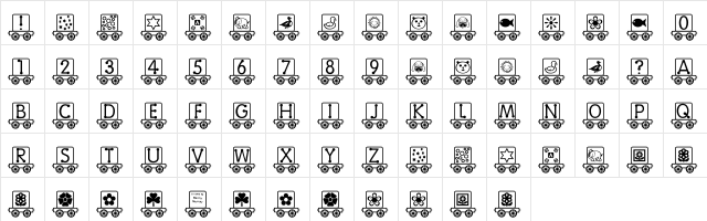RMBlock   glyph index