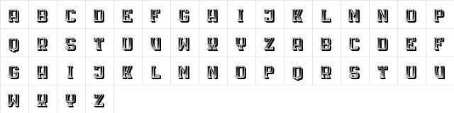 Escort Condensed Regular  glyph index