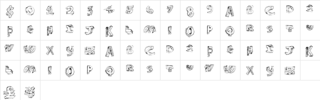 FutureStyle Regular  glyph index