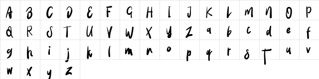 Wowi Typeface Regular  glyph index