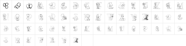 Precious Moments Regular  glyph index