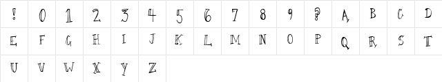 Camel Walk Regular  glyph index