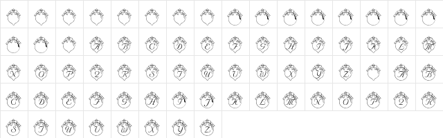 LMS How Lovely Are Thy Branches Regular  glyph index