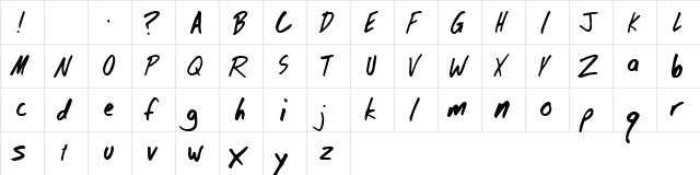 DobiType Regular  glyph index