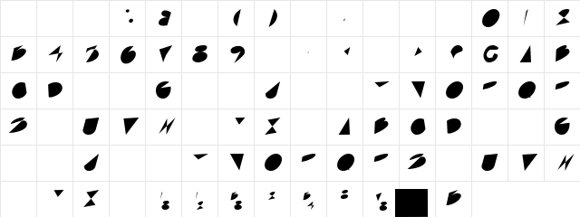Archi Medium  glyph index