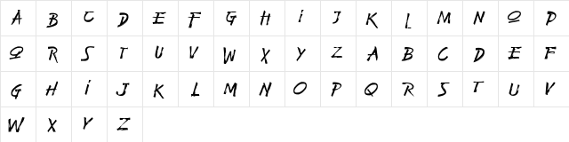 Bodhi Regular  glyph index