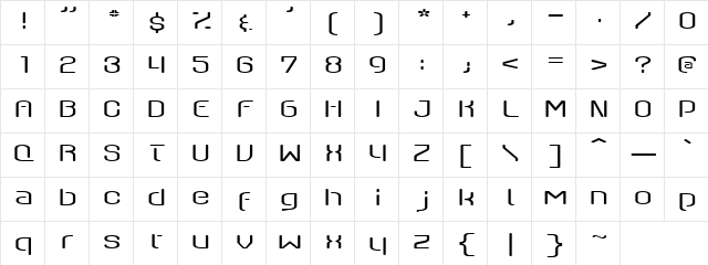 avax lt Regular  glyph index