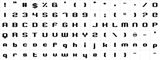 Dissolved Exchange Regular  glyph index