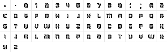 Seal Regular  glyph index