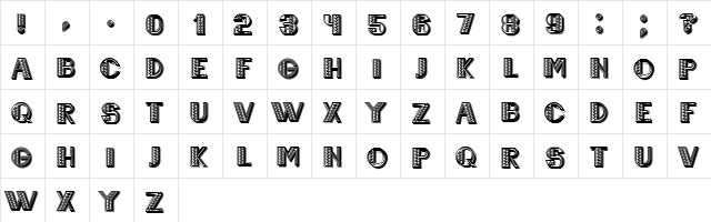 Mexicanero Regular  glyph index