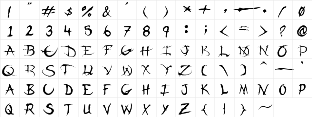 Koothkoli Regular  glyph index