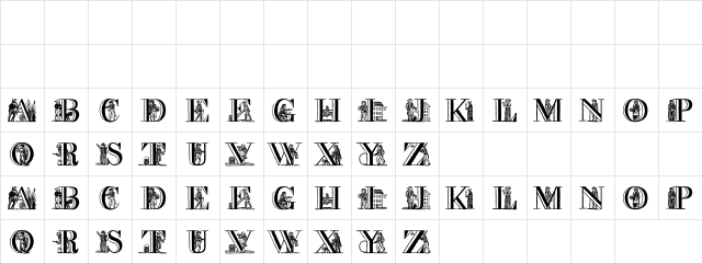 East India Regular  glyph index