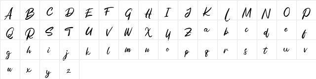 Rolest FREE Regular  glyph index