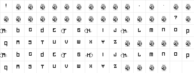 Hood Rich Regular  glyph index