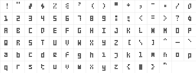 Fifteen Okay Regular  glyph index