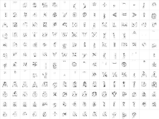 FZ BASIC 57 SPOTTED Normal  glyph index