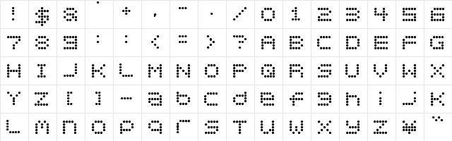 circle 30 Regular  glyph index