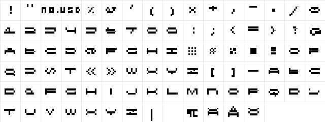 Il Tempo Gigante Regular  glyph index