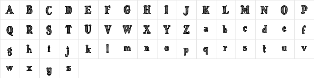 Just Mandrawn Just Mandrawn  glyph index