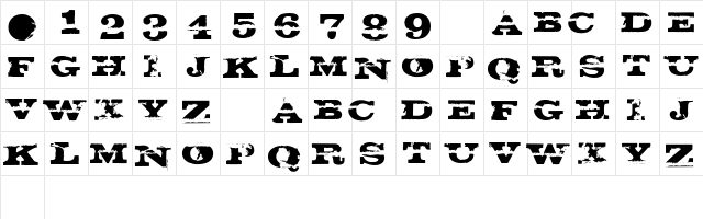 gatecrasher texan  glyph index