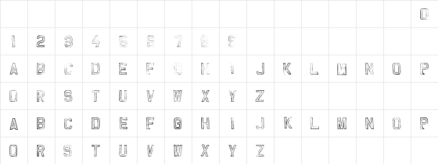 SBC The 40s SBC The 40s  glyph index