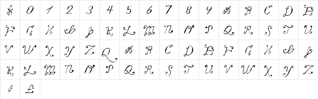 Making a List Checking it Twice Regular  glyph index