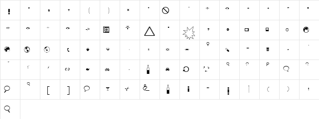 LinotypeFactsOfLife Regular  glyph index