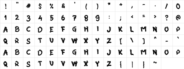 a Akar Rumput Regular  glyph index