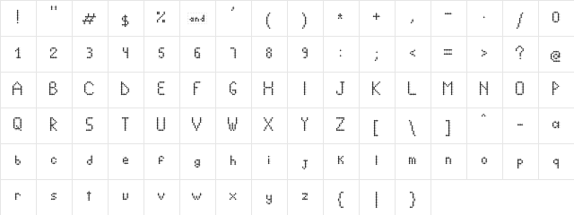 crystal-lightning Regular  glyph index