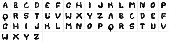 FONTESDA TFB Regular  glyph index