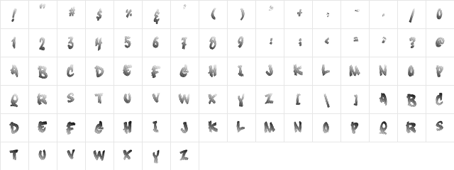 Soft Sugar fade Regular  glyph index
