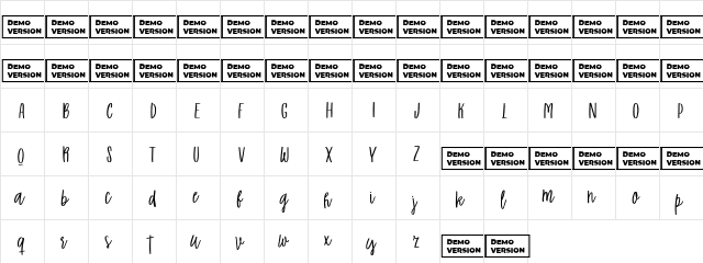 Wonsmith Regular  glyph index