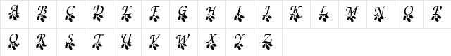 ryp_xmascaps1 Regular  glyph index