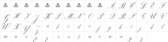 Marriage Moment Personal Use Regular  glyph index