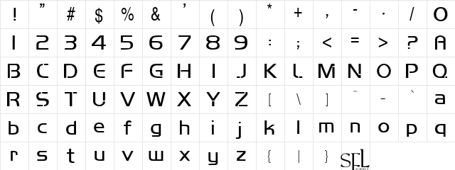 Palomides Regular  glyph index
