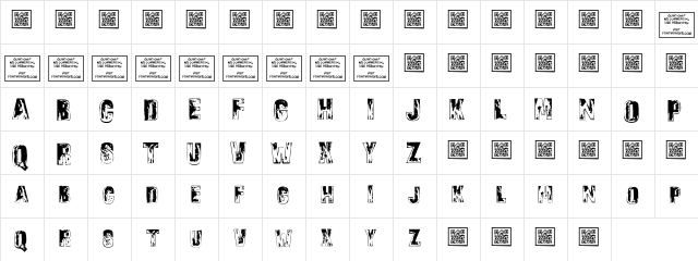 Sons of Noah Regular  glyph index