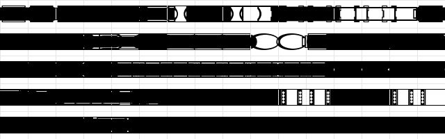 SC Ex Buttons Regular  glyph index