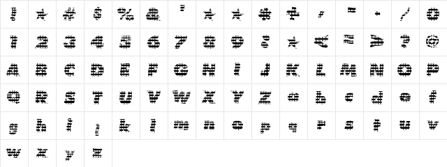 AhooC Check  glyph index