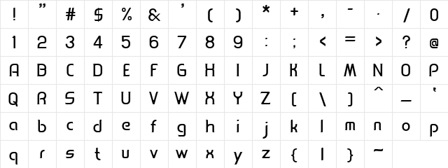 Leoscar Leoscar Serif  glyph index