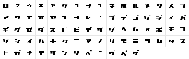 Commercial break  glyph index