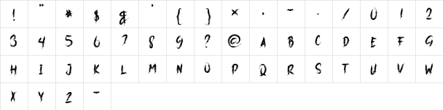 COVID VIRUS Regular  glyph index