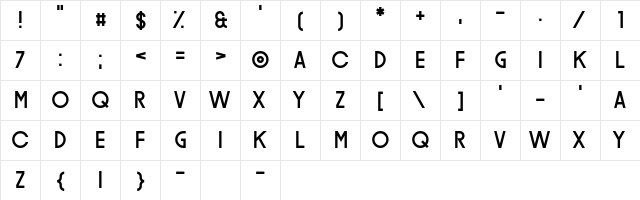 Q for the Memories Regular  glyph index