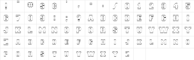 Letter Sweater Open Display SSi Normal  glyph index