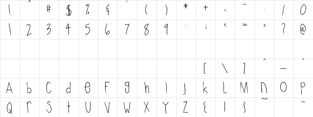 2peas vintage Regular  glyph index