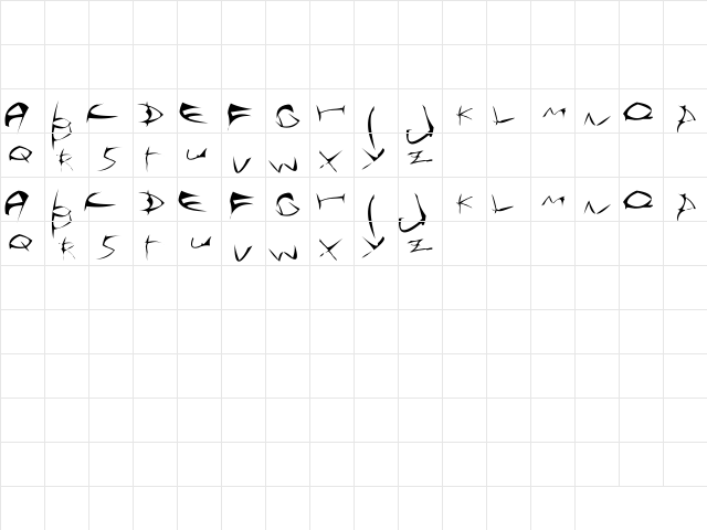 Sehnsecht Font Made By: AiR Sehnsecht Font Made By: AiR  glyph index