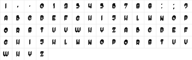 Enough Filled Regular  glyph index
