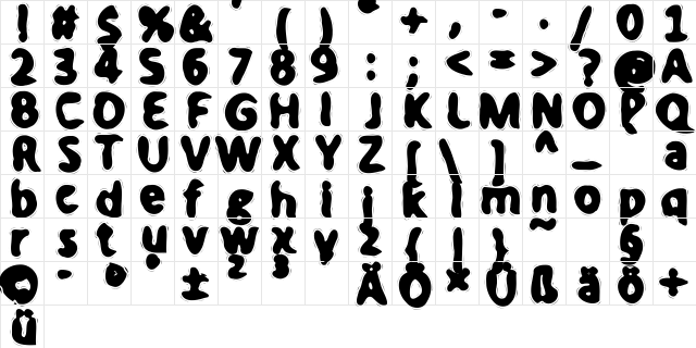 Her Pin Code Is 0-0-0-0 Bold 0-0-0Bold  glyph index