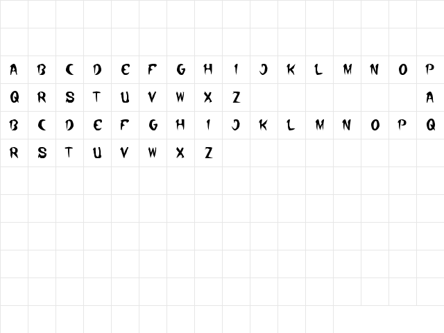 where wolf Regular  glyph index